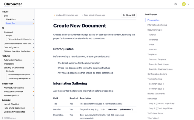 AI時代の開発チームに「ノート」ではなく「教科書」を内部ドキュメントサイトプラットフォーム「Chronoter」、クローズドβ版をリリース