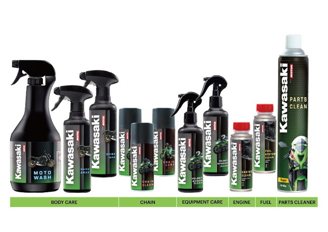 Kawasaki Chemical by MOTUL シリーズが、世界のカワサキライダーをサポート。