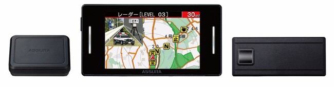 本体とアンテナが別々なので自由な設置が可能３ピースセパレート型セーフティレーダーASSURA「AR-725SW」新登場