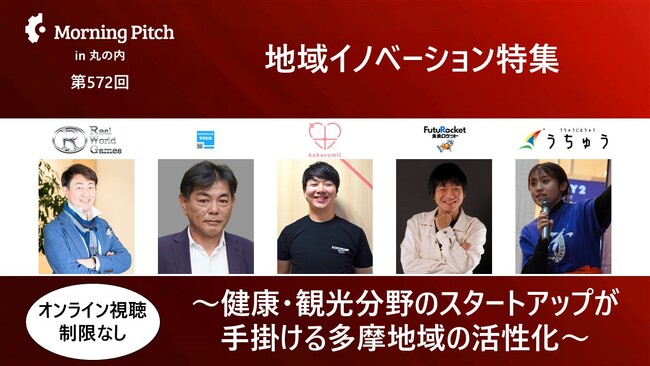 心疾患リスクの“見逃し”に挑むスタートアップがMorning Pitchに登壇｜健康・観光分野の注目企業として、多摩地域発イノベーションを発信