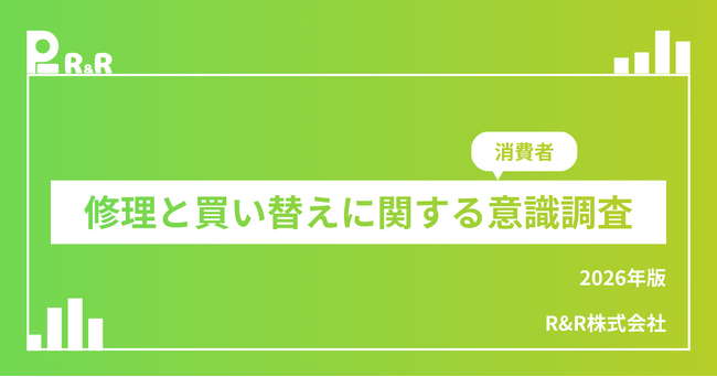 【消費者意識調査】サステナブルな選択ができていない？「修理する権利」を知らない消費者の現状を調査