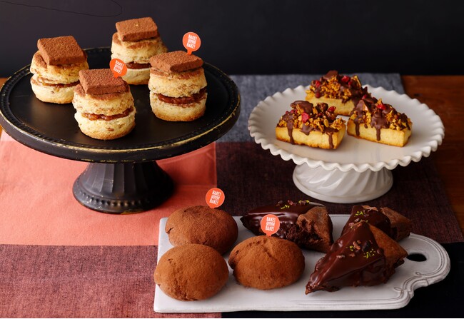 【BAKERS gonna BAKE】冬はチョコづくし！ふんわり柑橘が香る濃厚な“生チョコ”を贅沢にのせたスコーンサンドなど、冬限定の新作スコーン3種を発売