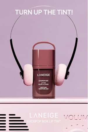 [LANEIGE] TURN UP THE TINT！フルボリュームでカラーもツヤも爆上げ*¹！ジューシー発色＆うるツヤをリピート再生。「ジュースポップボックスリップティント」が新登場！