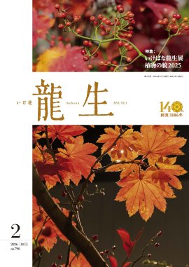 『いけ花龍生』2026年2月号表紙