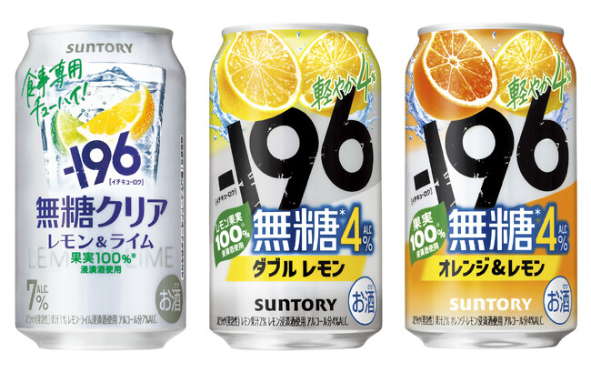 「-196(イチキューロク)無糖〈クリア〉」新発売