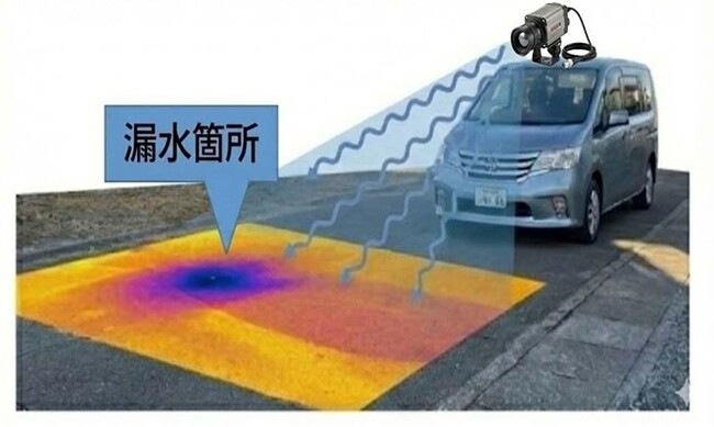 【愛知県豊田市】車載用赤外線センサーを活用して水道管の漏水等を判定する実証実験を行います