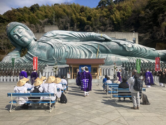 【福岡・篠栗】3月7日(土) 世界最大級の涅槃像前で　 日本三大新四国霊場「篠栗霊場開き」開催