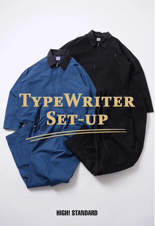 【HIGH! STANDARD】タイプライター素材のワークジャケットとトラウザーズが登場。2026年2月4日（水）から予約販売開始！