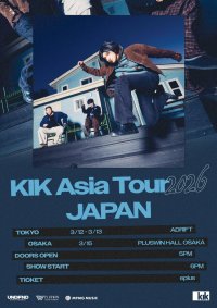韓国発ロックバンドユニット〈KIK〉2026年3月、東京・大阪にて初のJAPAN単独公演開催決定！【KIK Asia Tour 2026】