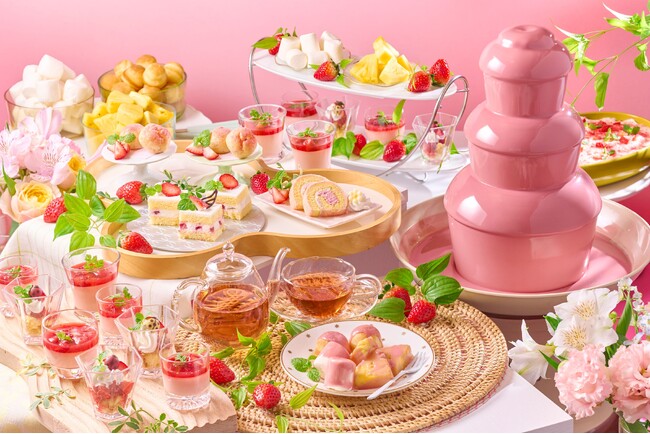 ＜いちごスイーツ×食べ放題ビュッフェ＞3月より春メニューが登場！鮮度抜群の豪華食材を食べつくす！大江戸三つ星バイキング