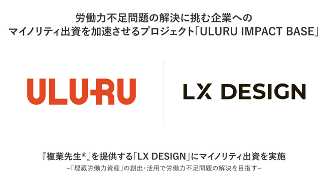 うるる、「ULURU IMPACT BASE」を通じて、学校と複業で先生をしたい外部人材をつなぐ『複業先生(R)︎ 』を提供する「LX DESIGN」にマイノリティ出資を実施
