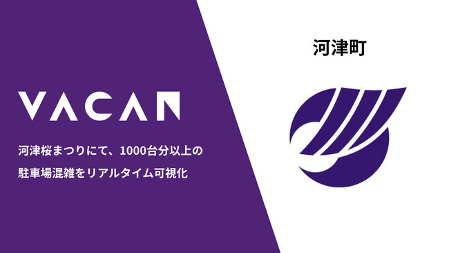 河津桜まつりにて、1000台分以上の駐車場混雑をリアルタイム可視化～AIカメラで5箇所・計約300台分の空き状況を配信～