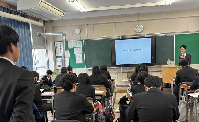 株式会社アトムと福井県との産業振興に関する連携協定企画。福井県立 福井農林高校 食品流通科にて特別授業実施