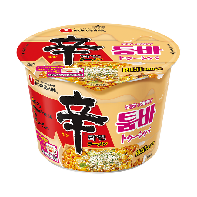 昨年、数量限定・先行発売した「辛ラーメン トゥーンバ カップ」が遂に正式発売！2月9日（月）からコンビニエンスストア、3月2日（月）からその他小売店で取り扱い開始！