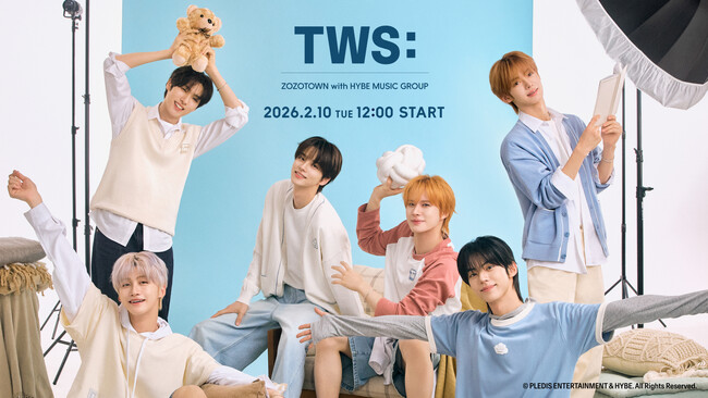 「ZOZOTOWN with HYBE MUSIC GROUP」第4弾！「TWS」とのオリジナルアイテムを2月10日よりZOZOTOWN限定で販売