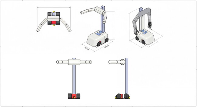 ヒューマノイド向けロボット台車の開発サービスを提供開始。次世代の汎用ロボット開発に求められる高度な要求仕様にも対応。