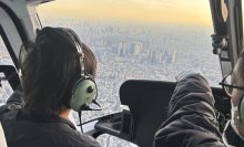 春休み4月、東京ヘリポートで「ヘリコプター体験フライト」100回目の開催
