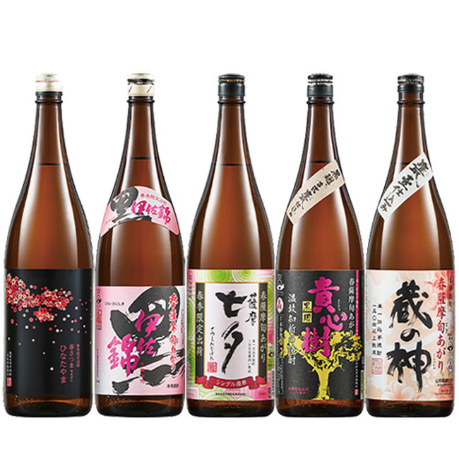 ベルーナグルメより春季限定の芋焼酎「春薩摩旬あがり」飲みくらべセットが登場！