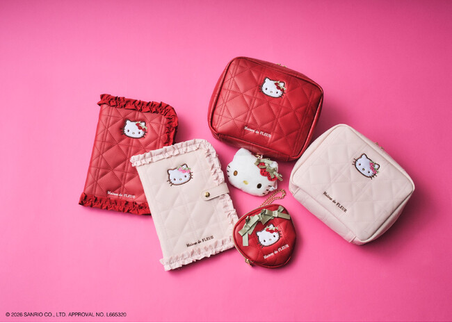 【Maison de FLEUR】カバーガールにハローキティが登場！いちごのリボンを纏ったハローキティが贈るブランドブック新発売