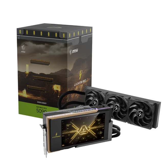MSI、GeForce RTX(TM) 5090を搭載したグラフィックスカード「GeForce RTX(TM) 5090 32G LIGHTNING Z」発売のお知らせ
