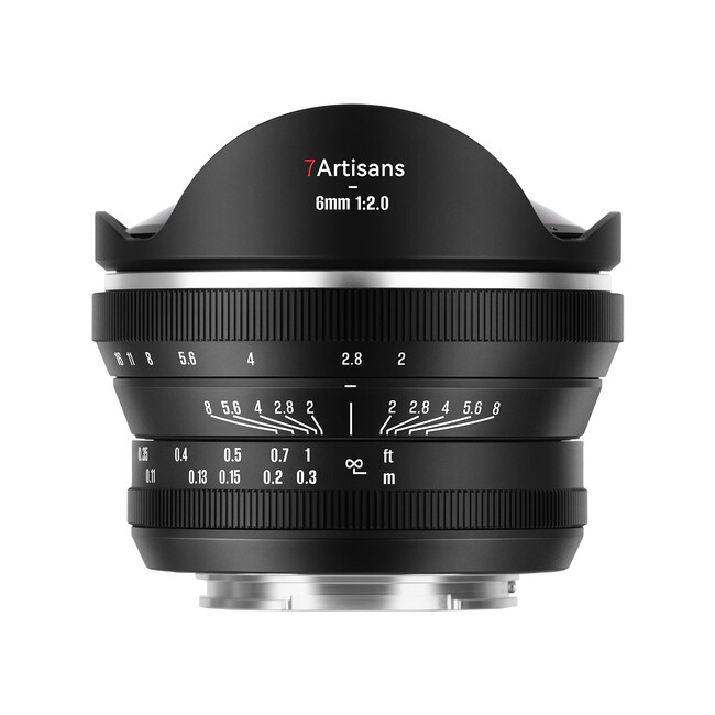 七工匠 7Artisans 6mm F2 FISH-EYE II ED APS-C「E/Z/RF/X/M43 マウント」販売開始