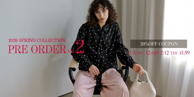 【Re:EDIT（リエディ）】2026 SPRING PRE ORDER vol.2開催！30代・40代女性に向けた毎日をアップデートするための新作アイテムが多数登場。