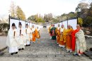 相良神社に集うご宮司・ご住職たち。 相良神社に集うご宮司・ご住職たち。