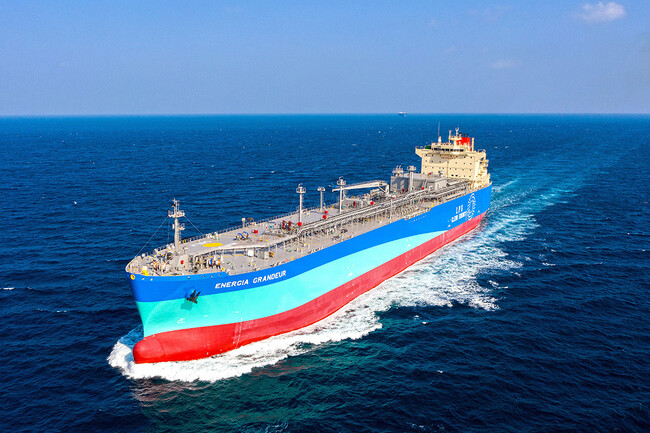 Total社向け、LPG燃料新造LPG・アンモニア運搬船「ENERGIA GRANDEUR」が竣工