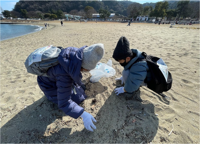 みんなの海をきれいに清掃「べつだいウォーク」の参加者とビーチクリーンを開催しました！