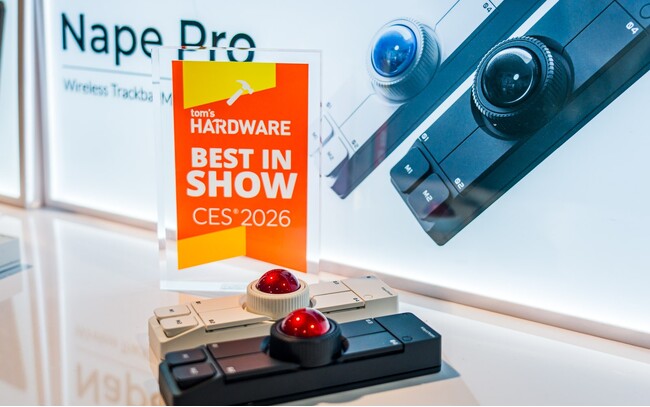 CES 2026で「Best Mouse」を受賞！ 新しい発想とデザインが評価された新世代デバイス、Keychron×ギズモード・ジャパン共同開発「Nape Pro」2月13日より先行販売第二弾を開始