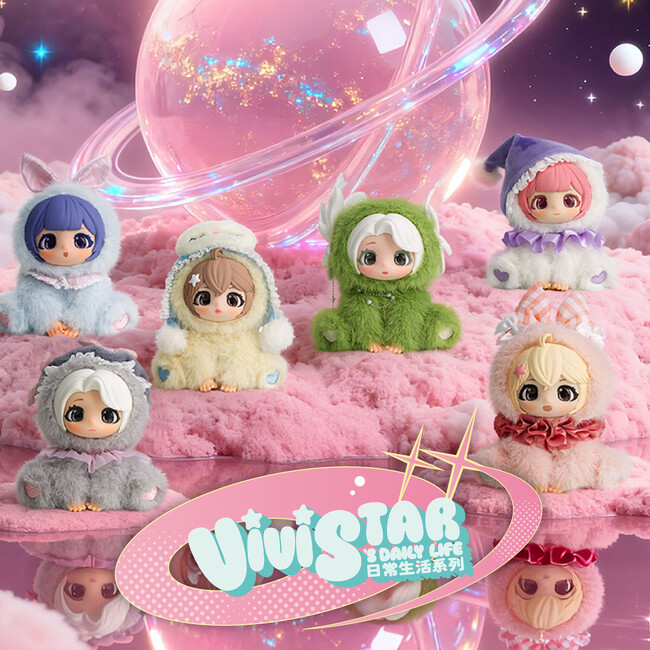 【予約販売/新商品】新シリーズとなるトレーディングぬいぐるみマスコット『Vivistar（ビビスター）』が登場！