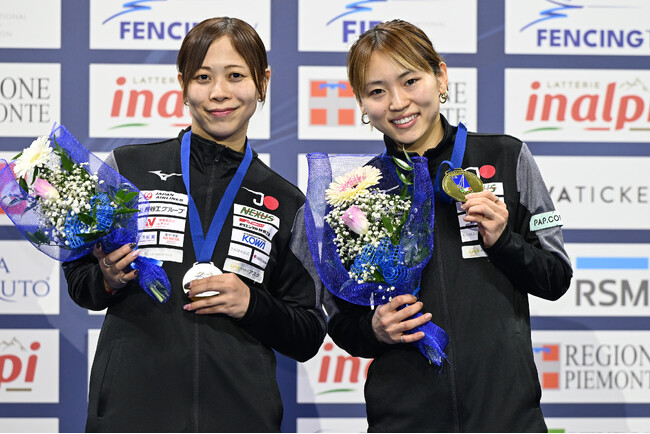 【フェンシング】女子フルーレ グランプリ大会で菊池、東が銅メダル獲得！