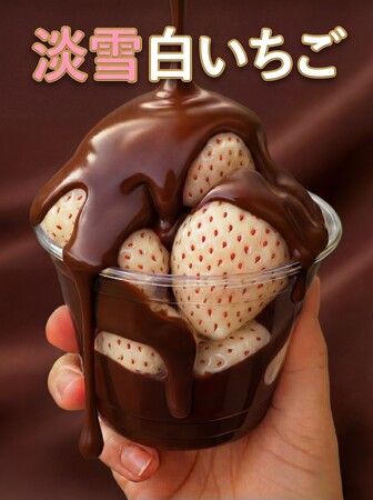 【初】舞浜イクスピアリで白いイチゴにチョコをどっぷり！2026年2月11日～2026年2月28日　原宿発のストロベリーチョコ 専門店「Strawberry choco」から新メニュー追加