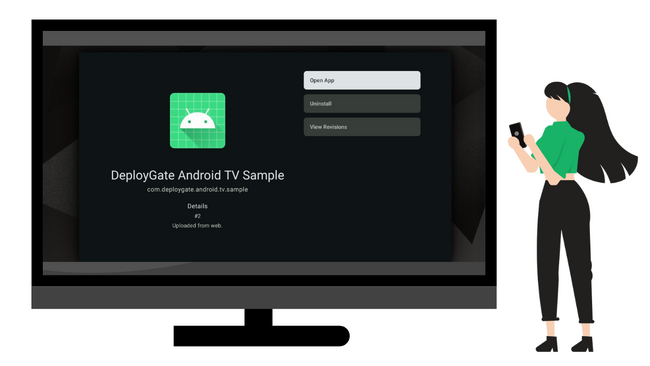 モバイルアプリ配信プラットフォームの「DeployGate」Android TV端末へのアプリ配信に対応しました