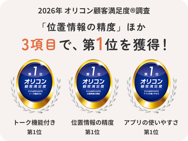 子供GPS「みもり」新モデル発売。オリコン顧客満足度(R)調査「位置情報の精度」で１位。全3項目で1位獲得