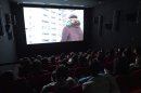 昨年の卒業・修了制作展の様子 映像学科
