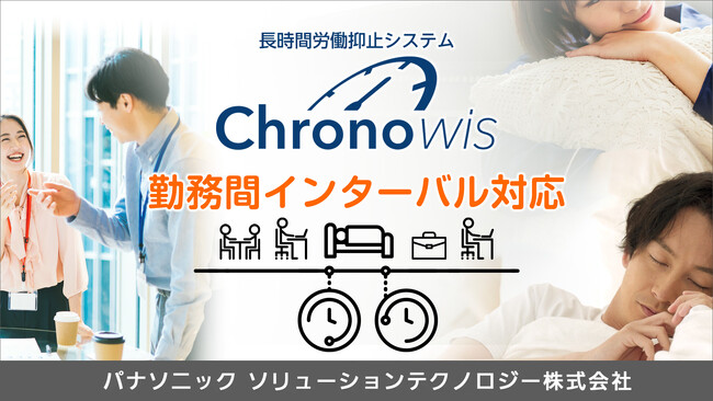 【労働環境改善を加速】長時間労働抑止システム「Chronowis」に勤務間インターバル対応の新バージョンが登場