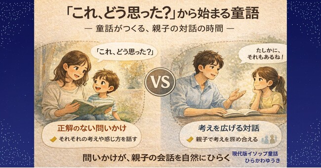 「これ、どう思った？」から始まる物語─ 童話がつくる、親子の対話の時間