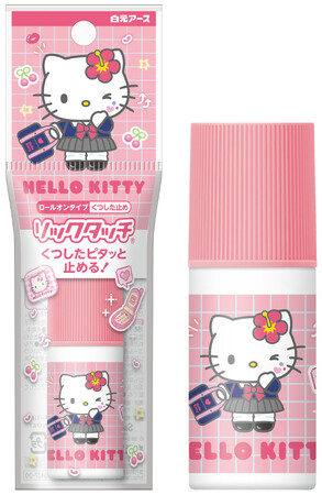 くつしたのズレ防止に！ロングセラーの液体くつした止め『ソックタッチ　ハローキティ』数量限定発売