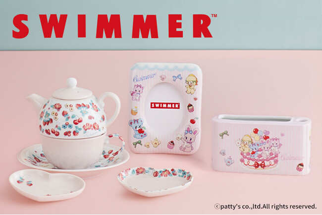 磁器に絵柄を転写できる!「SWIMMER」の磁器用転写紙が日本ヴォーグ社より新登場♪