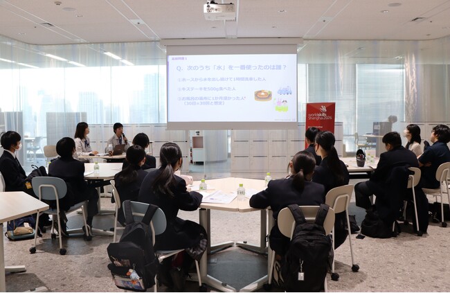 足立区立千寿桜堤中学校の企業訪問を受け入れました