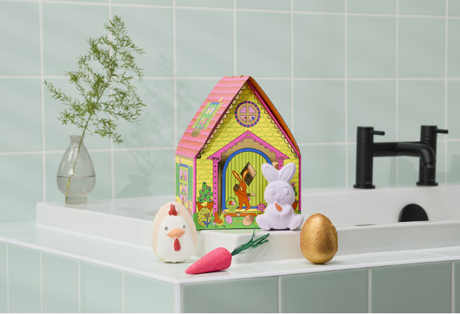 ＜ナチュラルコスメブランドLUSH＞愛らしいウサギたちとお風呂でエッグハント！イースターを盛り上げるバスアイテムなど全31種を2月19日（木）より発売