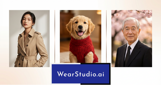 アパレル業界の撮影コストを最大90%削減AI試着サービス「WearStudio.ai」を本日リリース