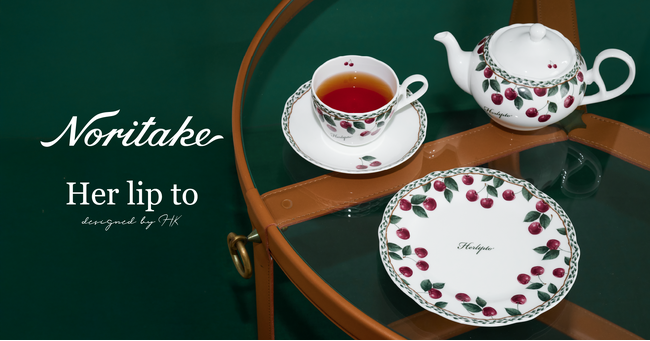 小嶋陽菜がプロデュースするライフスタイルブランド「Her lip to」が「Noritake」とコラボレーション。名古屋店1周年を記念した限定テーブルウェアを発売