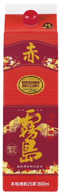 赤霧島1800ml紙パック（25％）の販売再開について