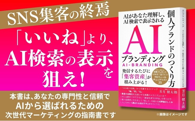 2026年、SNS集客は「終わりの始まり」へ。元博報堂グループ・ブランド戦略家が次世代AI検索「AIO」「LLMO」時代の生存戦略を説く新刊『AIブランディング』をKindleストアにて発売