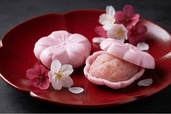 【春限定】ねっちゃり濃厚“食べる桜”が今年も登場！もち米の王様・こがね餅の最中皮×静岡県産桜葉入り餡で味わう「さくら最中」