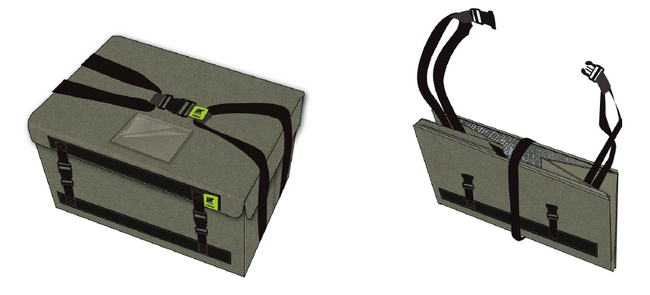 折り畳み式危険物収集BOX「BT-PACKER(TM)（ビーティーパッカー(TM)）」を開発