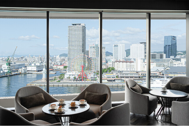【神戸メリケンパークオリエンタルホテル】最上階の絶景バー「VIEW BAR」のカフェタイムページのサイトを公開
