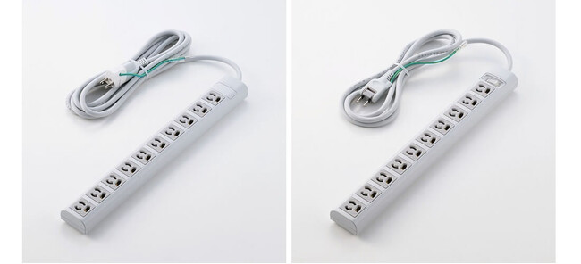 10口あるからたくさんの機器を接続できる！使用環境にあわせて選べる、法人向け3Pプラグ対応電源タップ 5製品を新発売